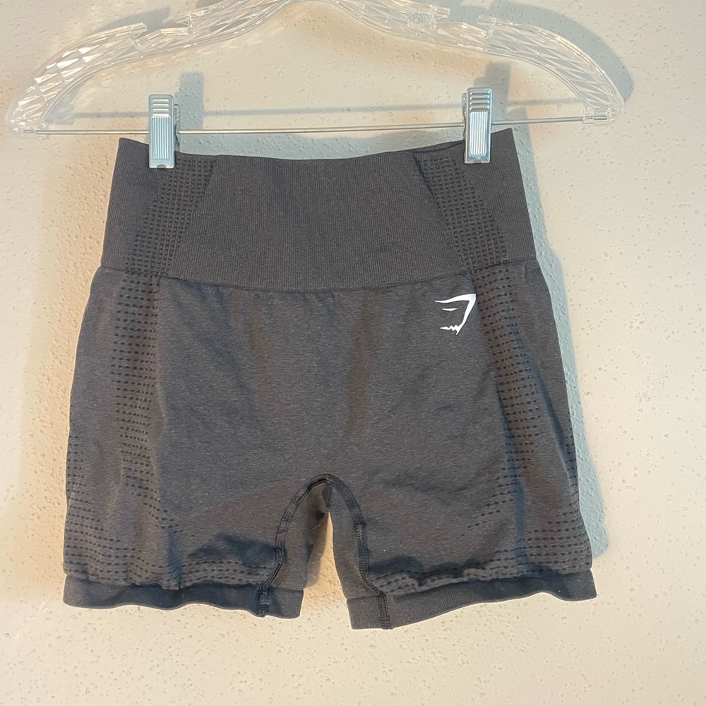 Black Gymshark Women's Athletic Shorts